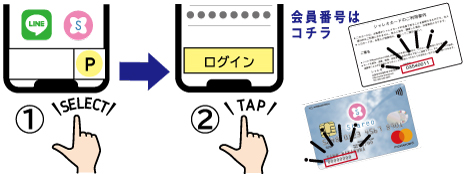 シャレオカードをお持ちの方の設定